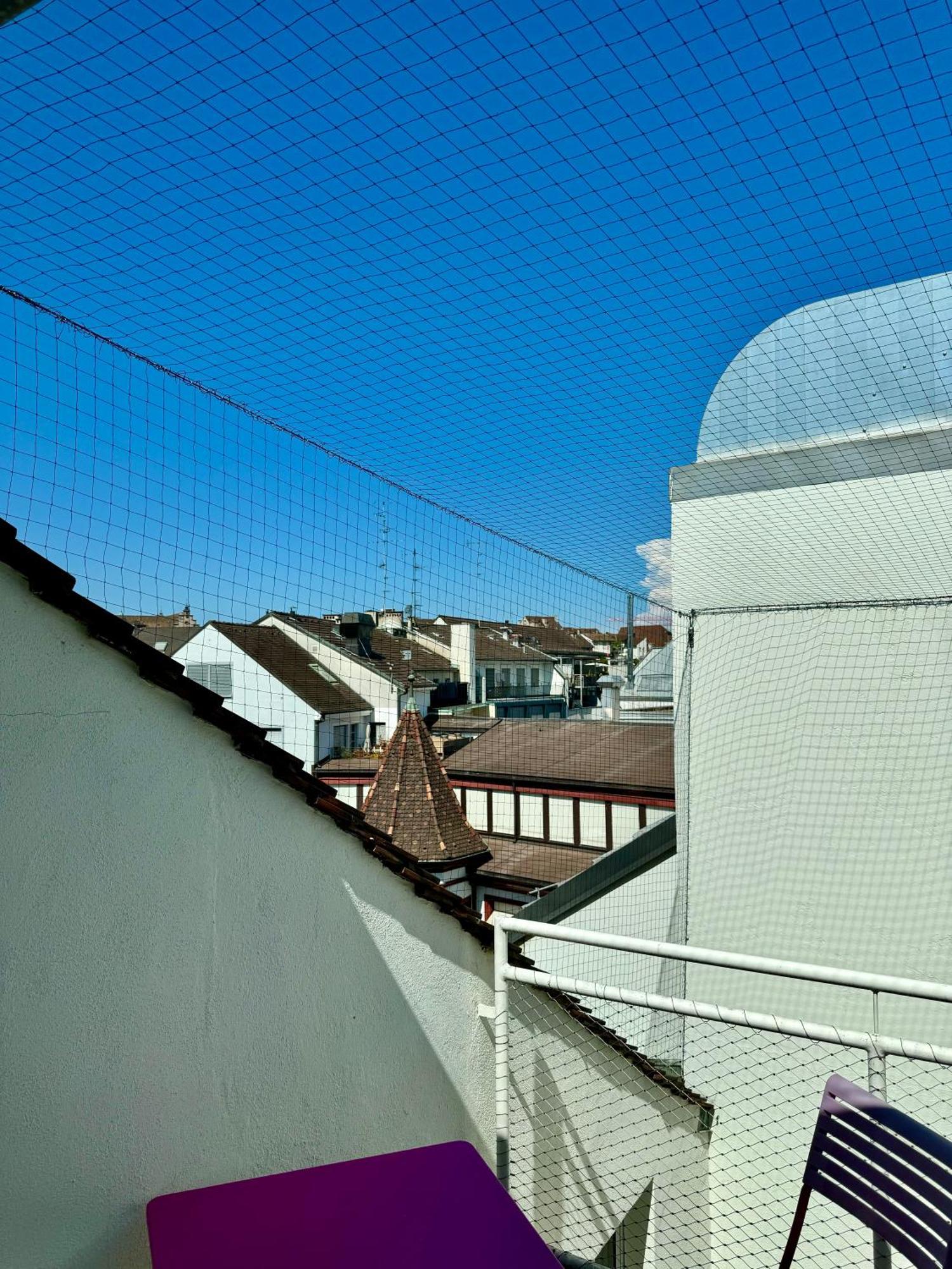 City Center Rooftop Balcony-Studio At Town Hall Базел Екстериор снимка